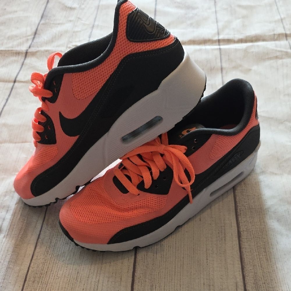 Nike Orange and Black Sneakers with Athletic Design
